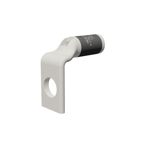 Burndy Cu Tubing HYLUG, 1 Hole with Inspection Window, #4 AWG Code, 40 Navy, YA4CL90